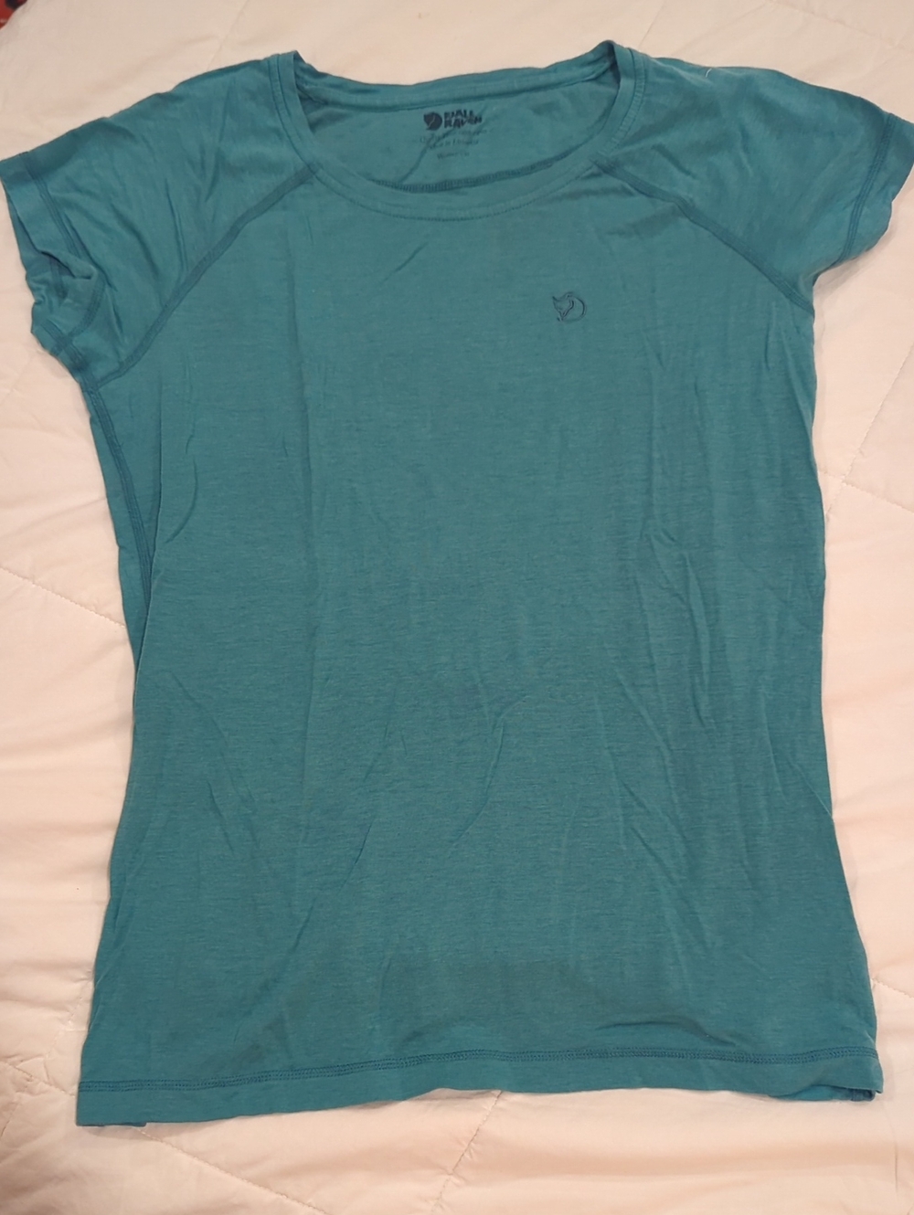 Fjallraven Abisko Trail T-Shirt NEW Teal Blue